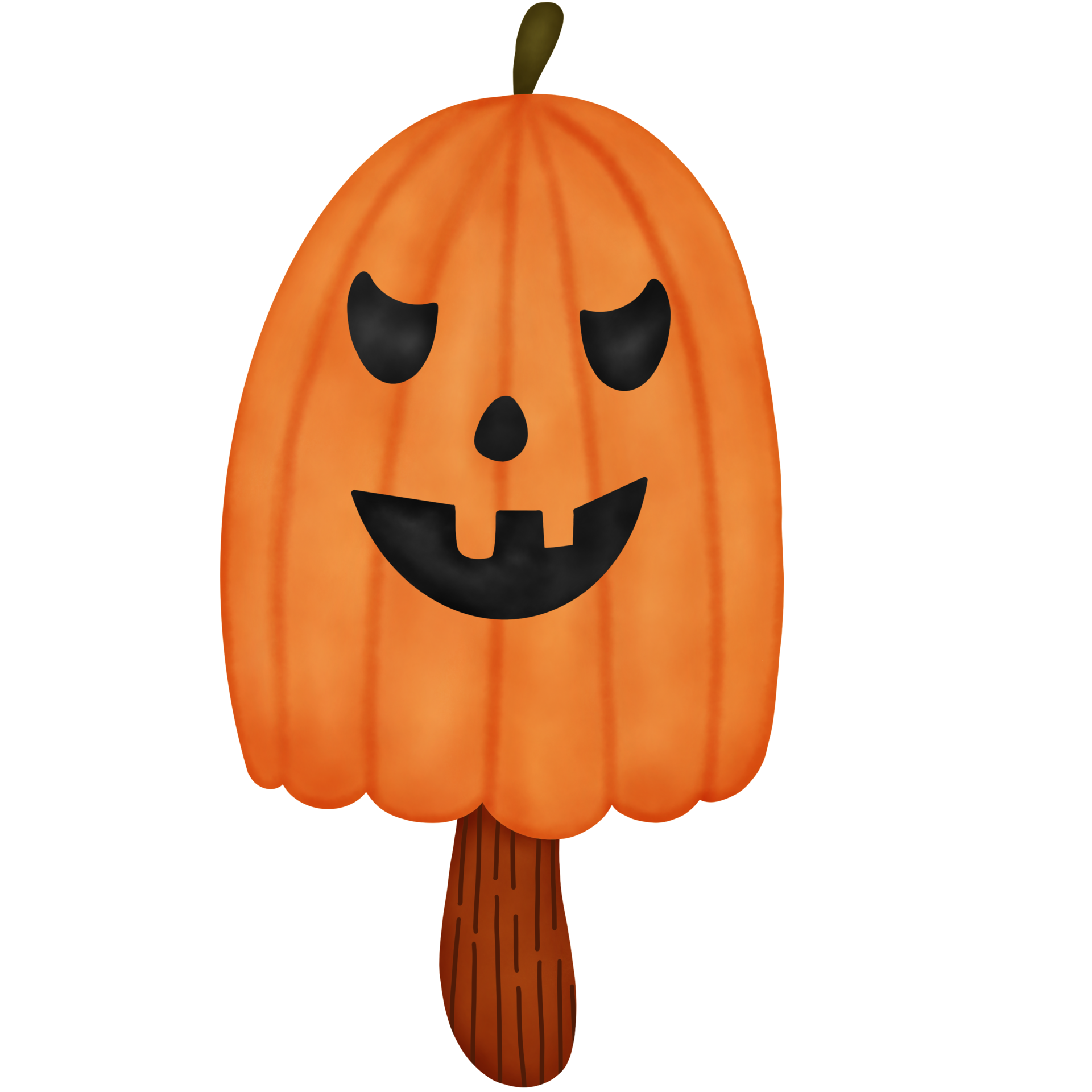 Watercolor Halloween Dessert Halloween Spooky Pumpkin Ice Cream watercolor-halloween-dessert-halloween-spooky-pumpkin-ice-cream
