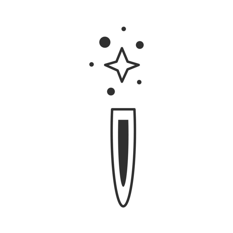 Magic elixir in test tube vector