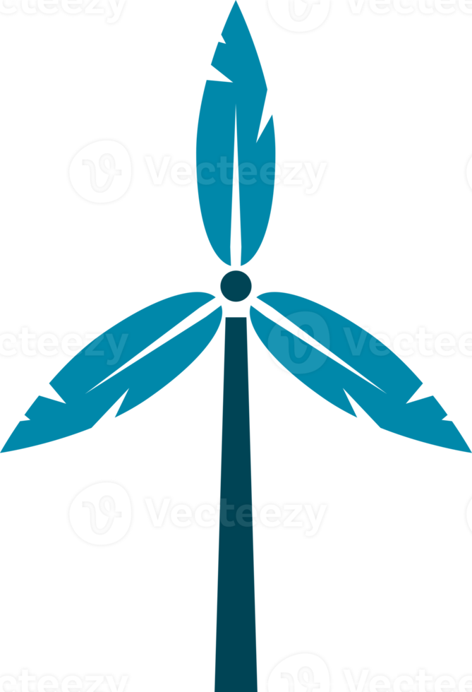 leave tree wind turbine windmill generate electricity png