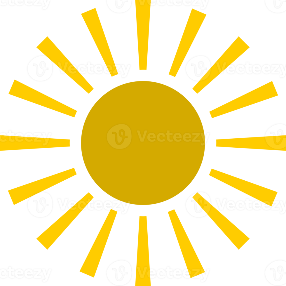 Sun light ray icon PNG