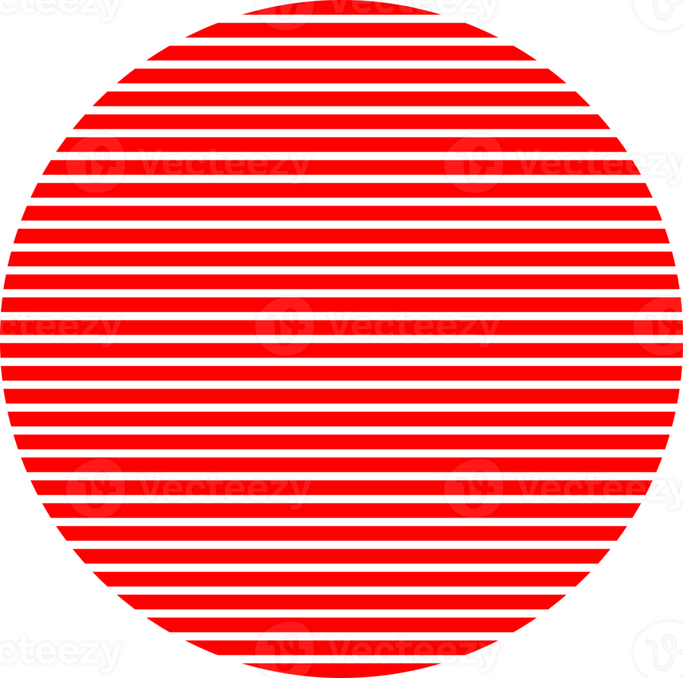 rood zon icoon PNG