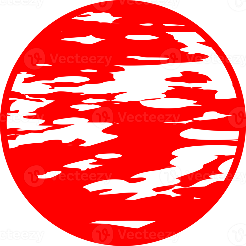 Red sun japanese png