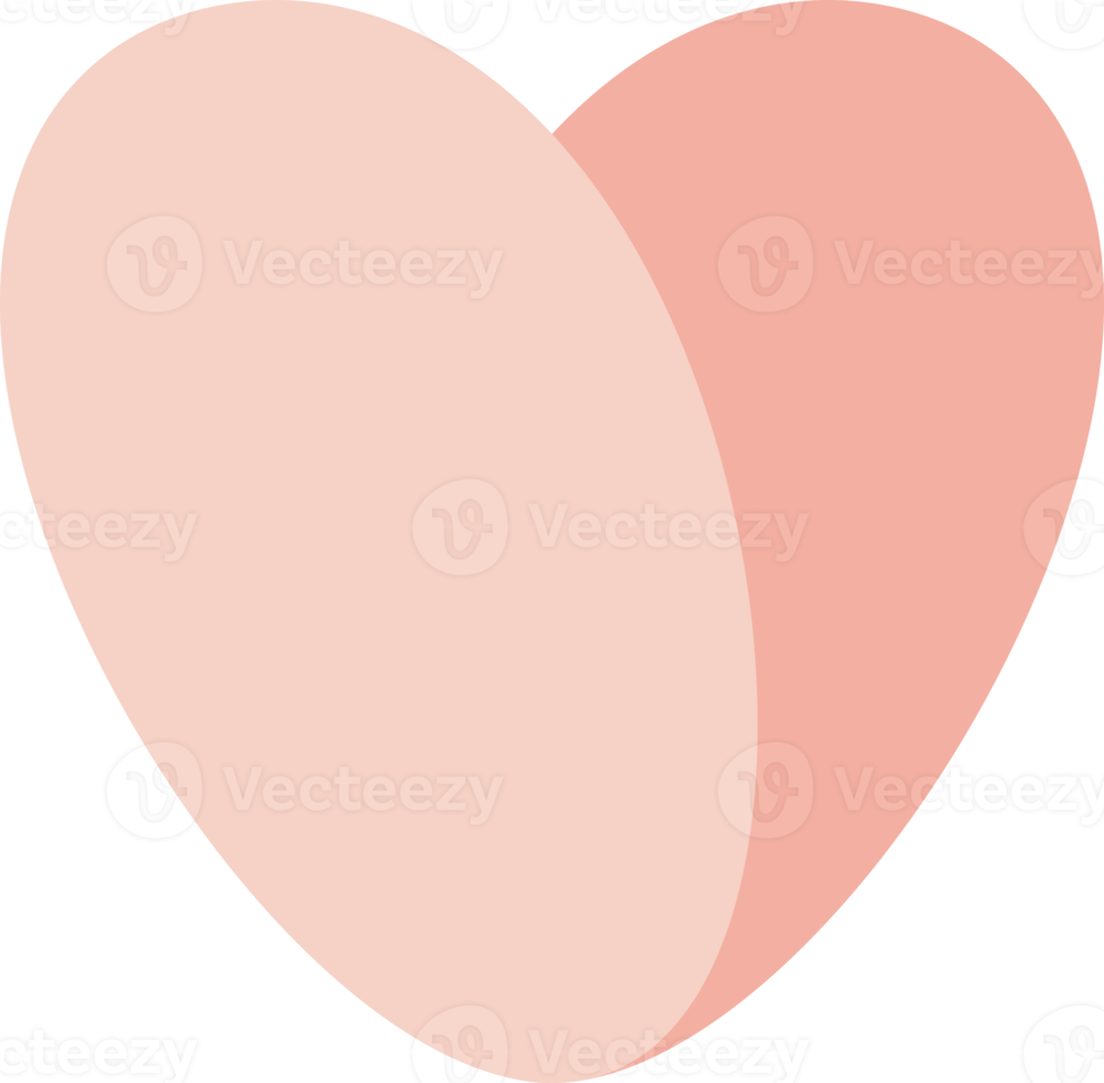 Cute sweet pink heart png