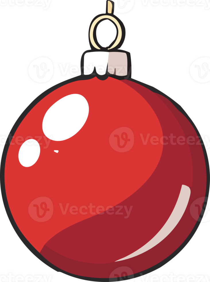 Christmas Ornaments AI Generative png