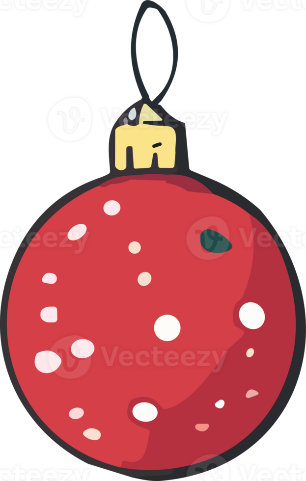 Christmas Ornaments AI Generative png