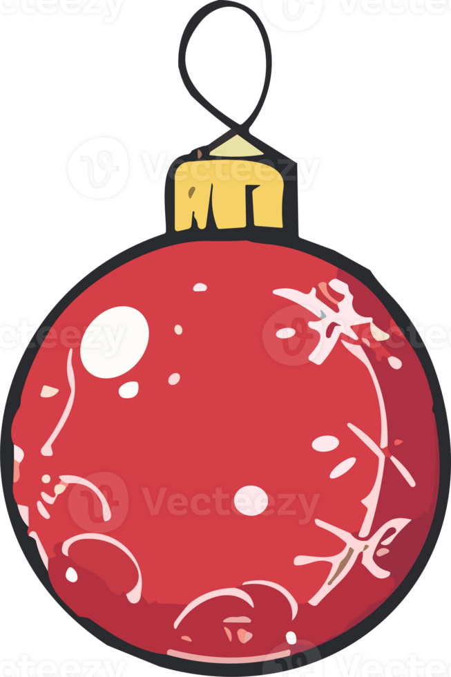 Christmas Ornaments AI Generative png