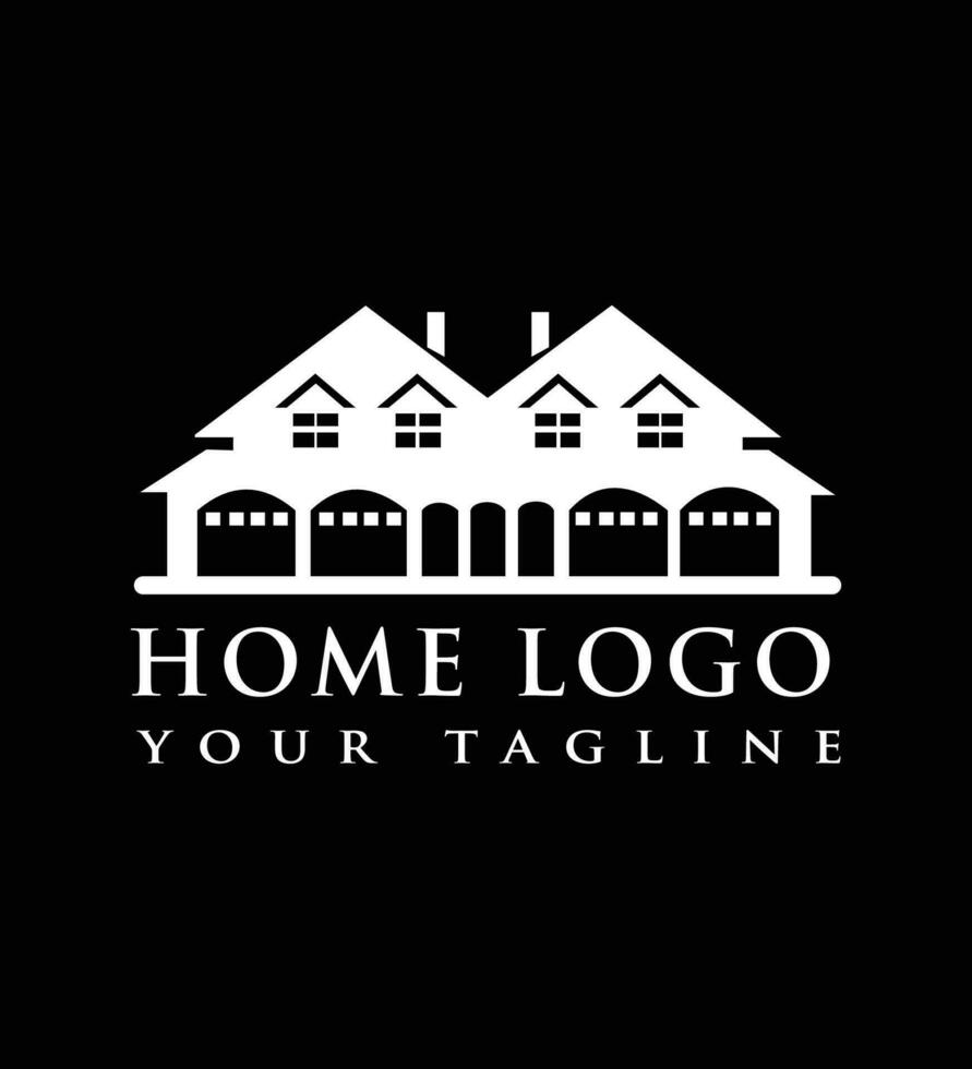 Real Estate Logo Design. Building logo Design. Home Logo Design. House Logo Design vector