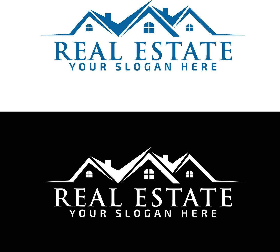 Real Estate Logo Design. Building logo Design. Home Logo Design. House Logo Design vector