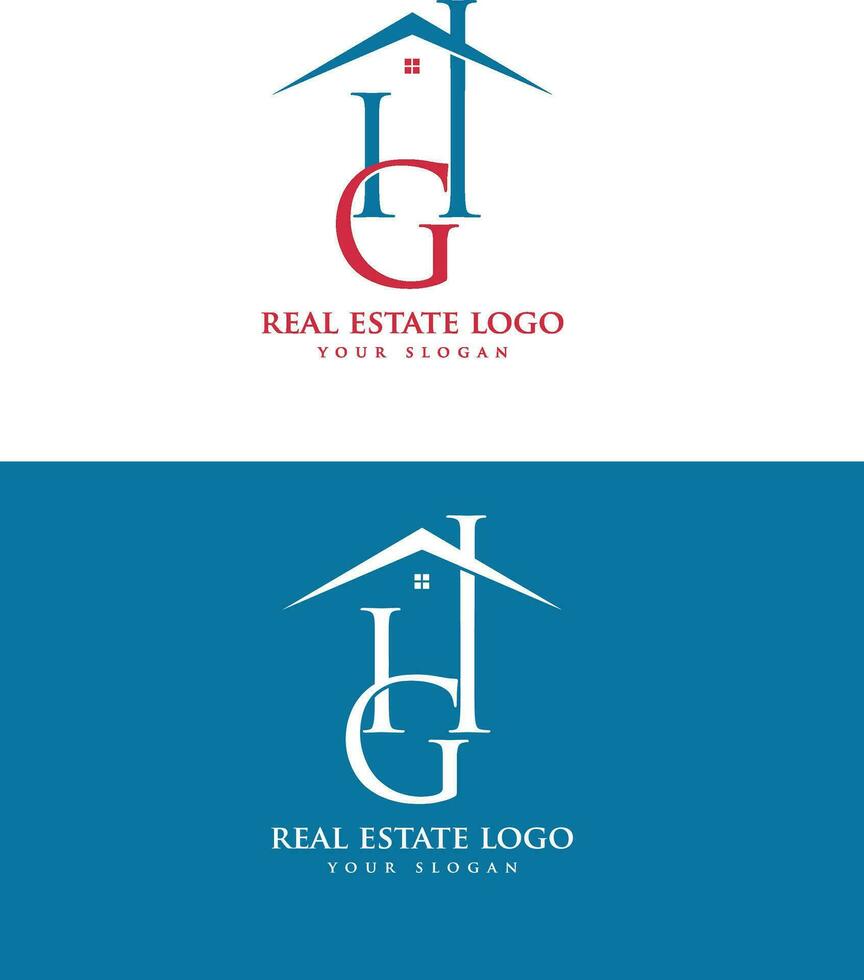 real inmuebles logo diseño. edificio logo diseño. hogar logo diseño. casa logo diseño vector