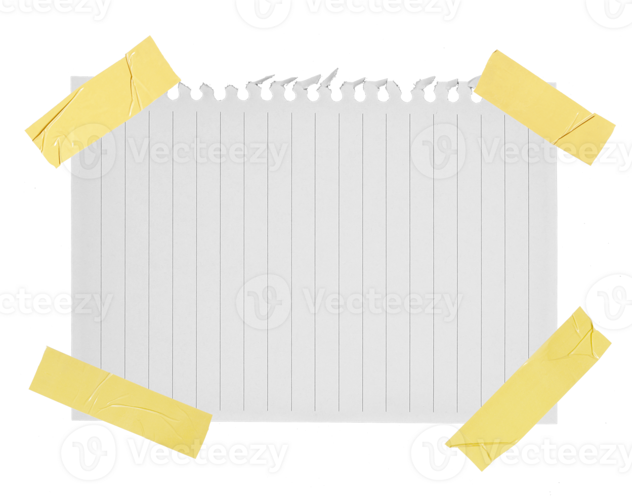 striped notebook paper on transparent background png flle