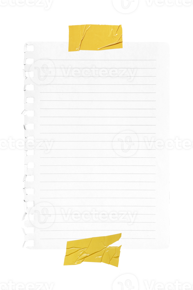 striped notebook paper on transparent backgrround png flle