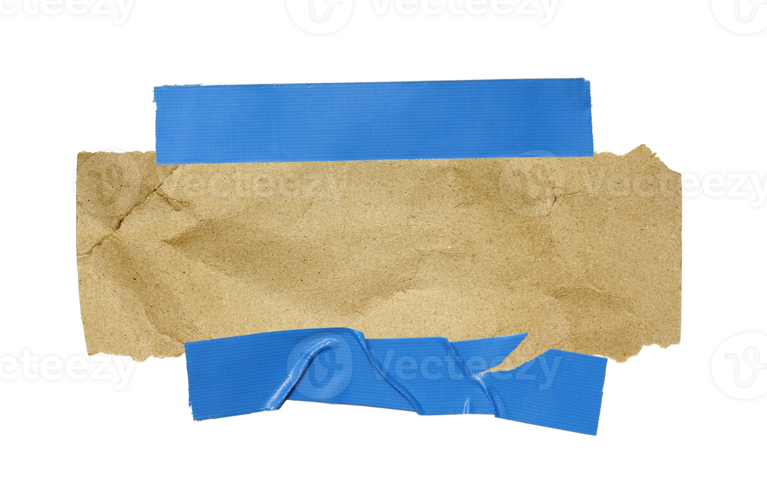 a sheet of paper torn to pieces on transparent background png file