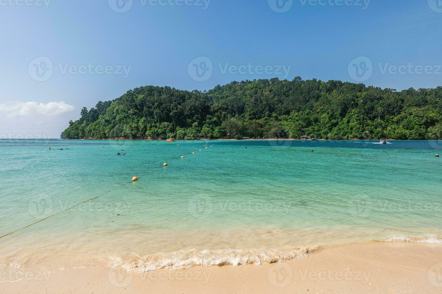 Scenery of Sapi island, an island of Tunku Abdul Rahman National Park in Sabah, Malaysia photo