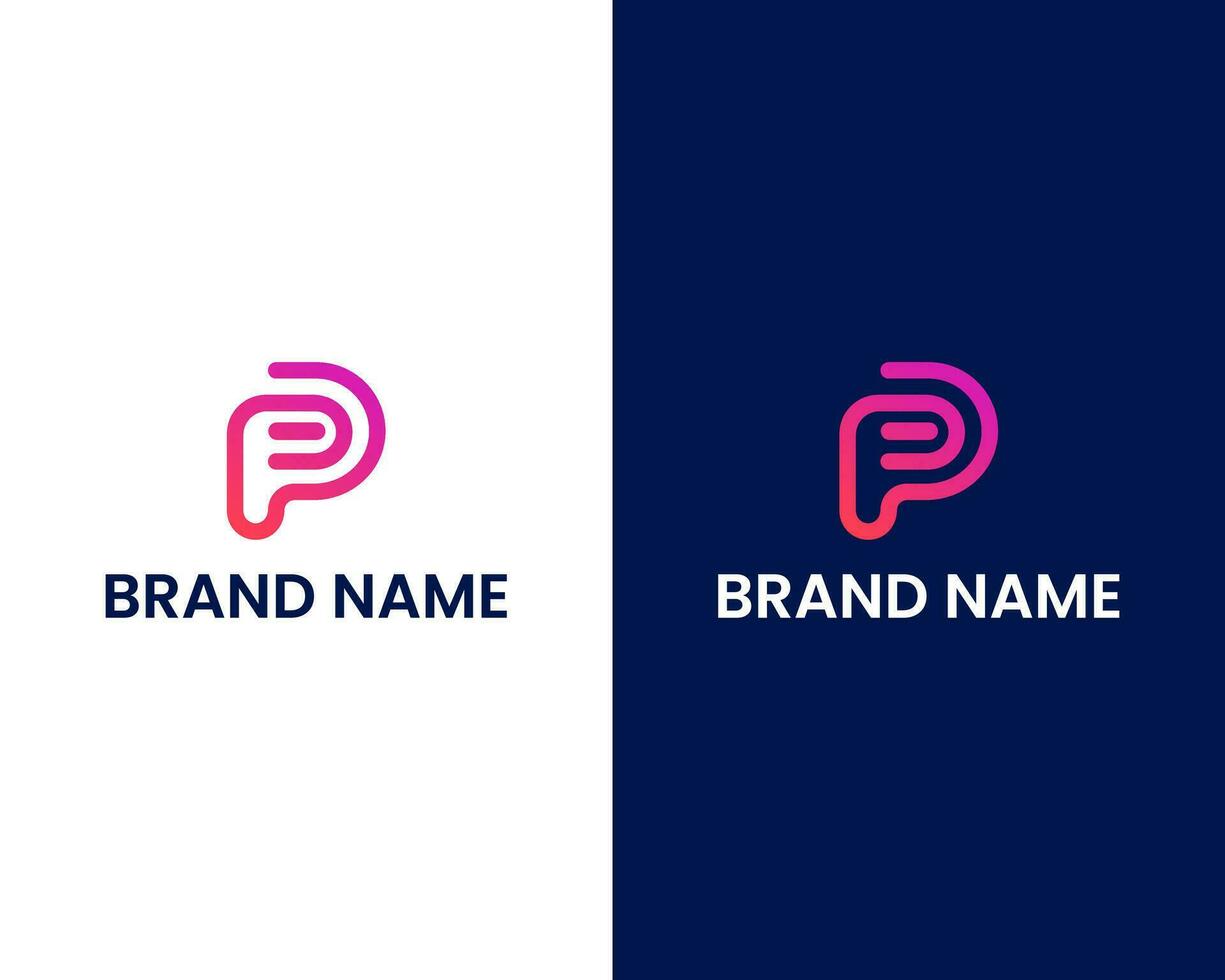 Abstract PD combination logo design, Modern and Monogram letter pd logo vector, Payment icon logo vector