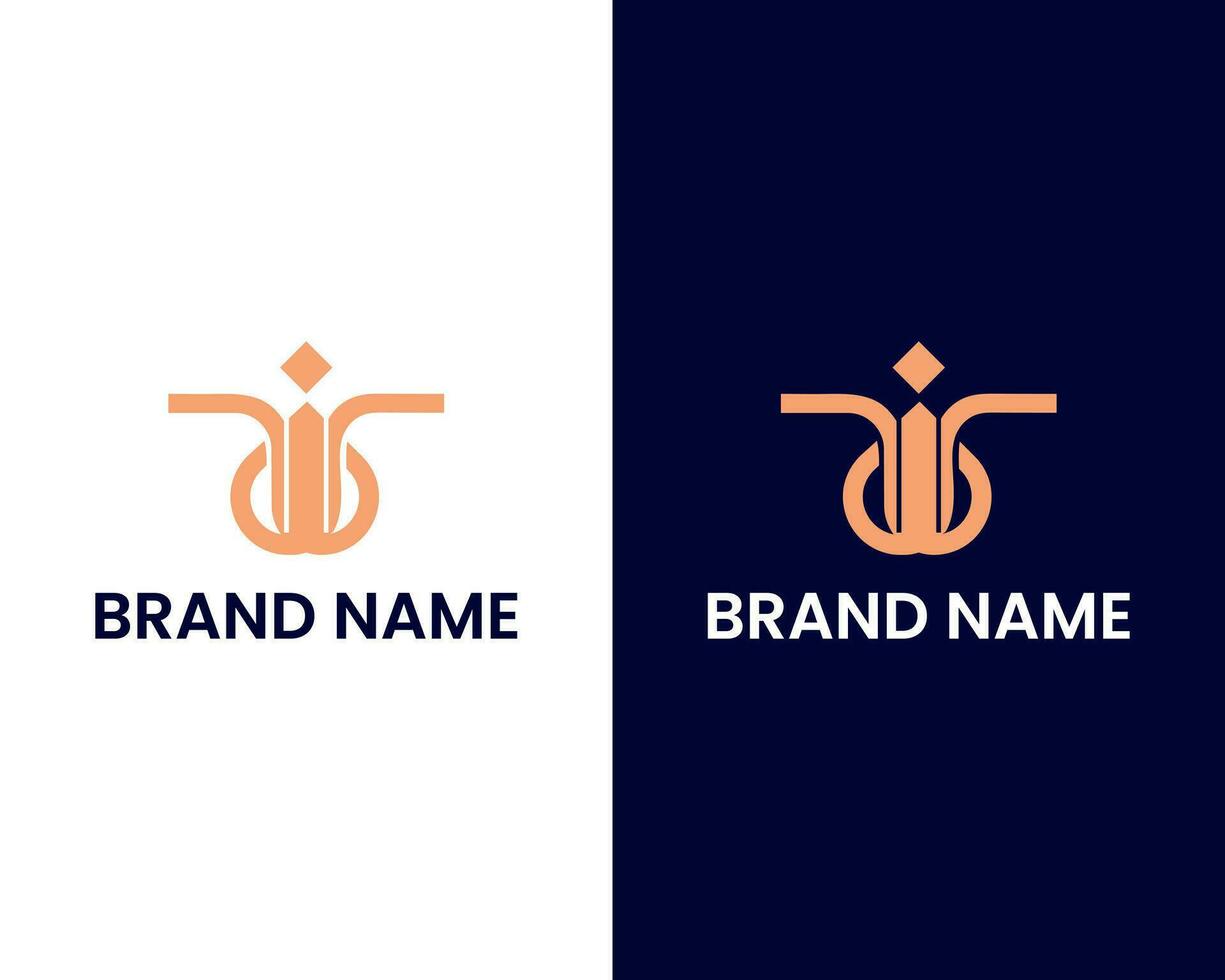 Man with love icon logo design template, I with love logo, Monogram love logo design vector