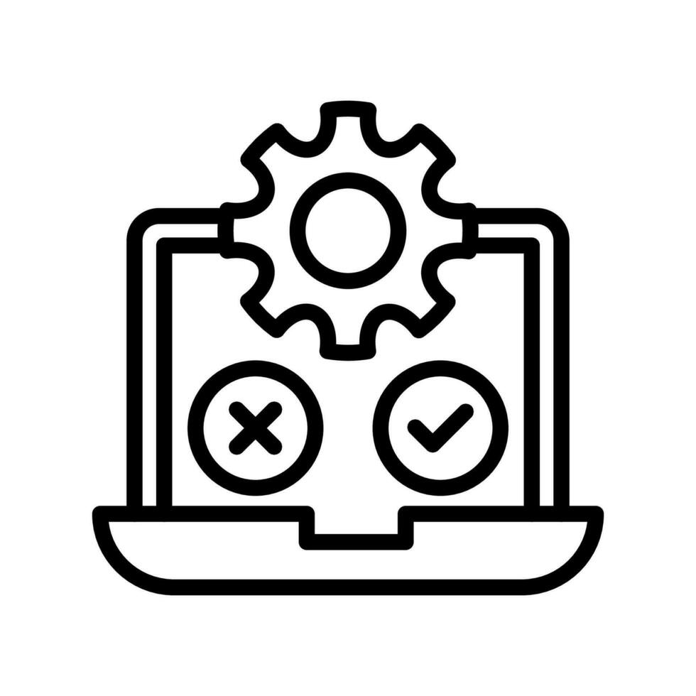 SEO Testing icon in vector. Illustration vector