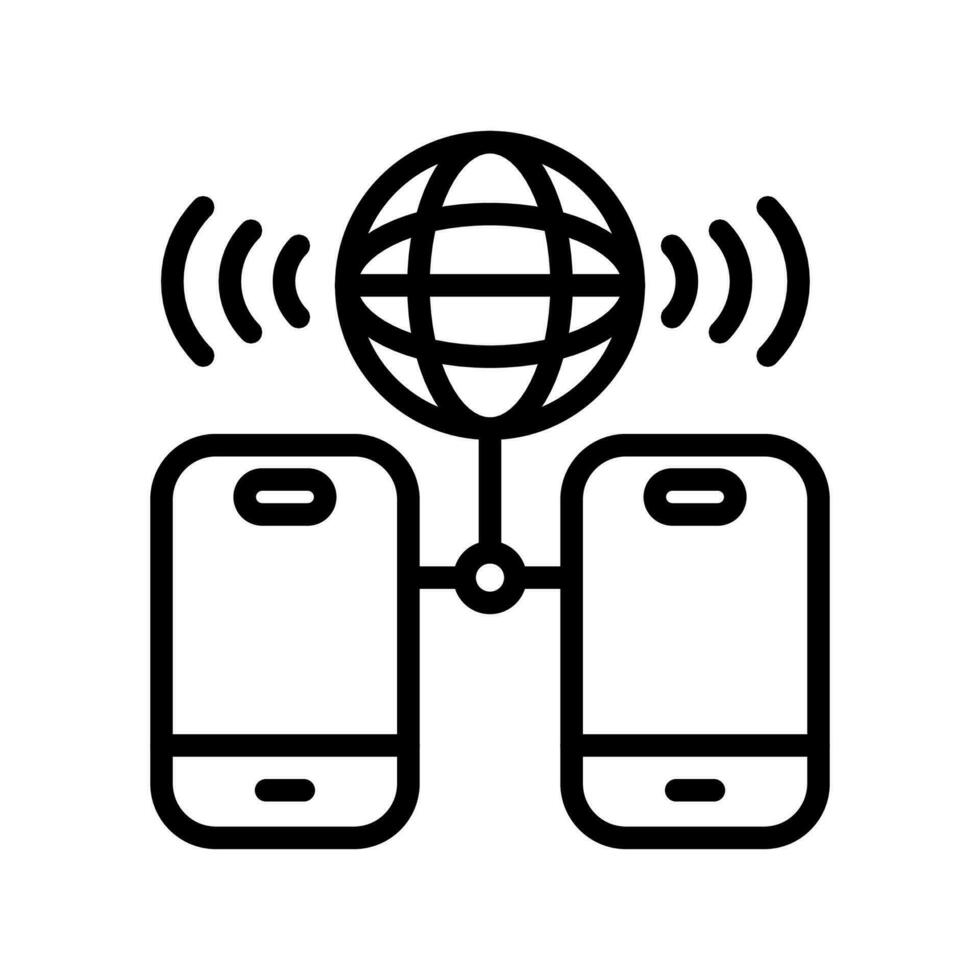Internet icon in vector. Illustration vector