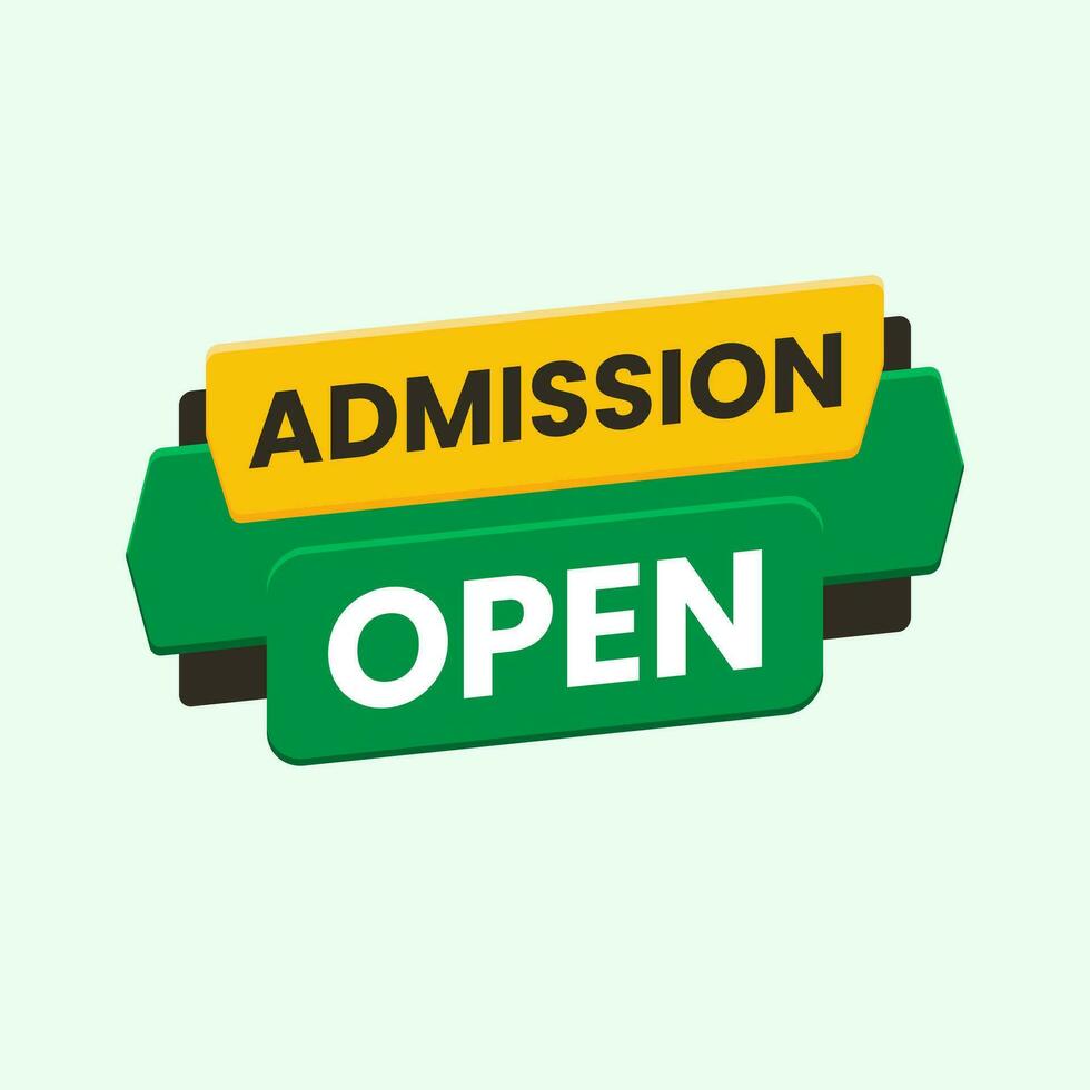admission open now school education banner social media post template vector