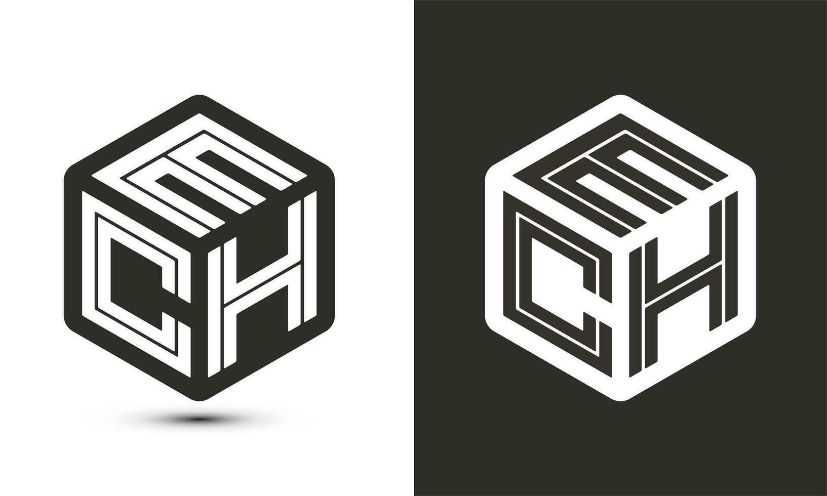 QMC letter logo design with illustrator cube logo, vector logo modern alphabet font overlap style.