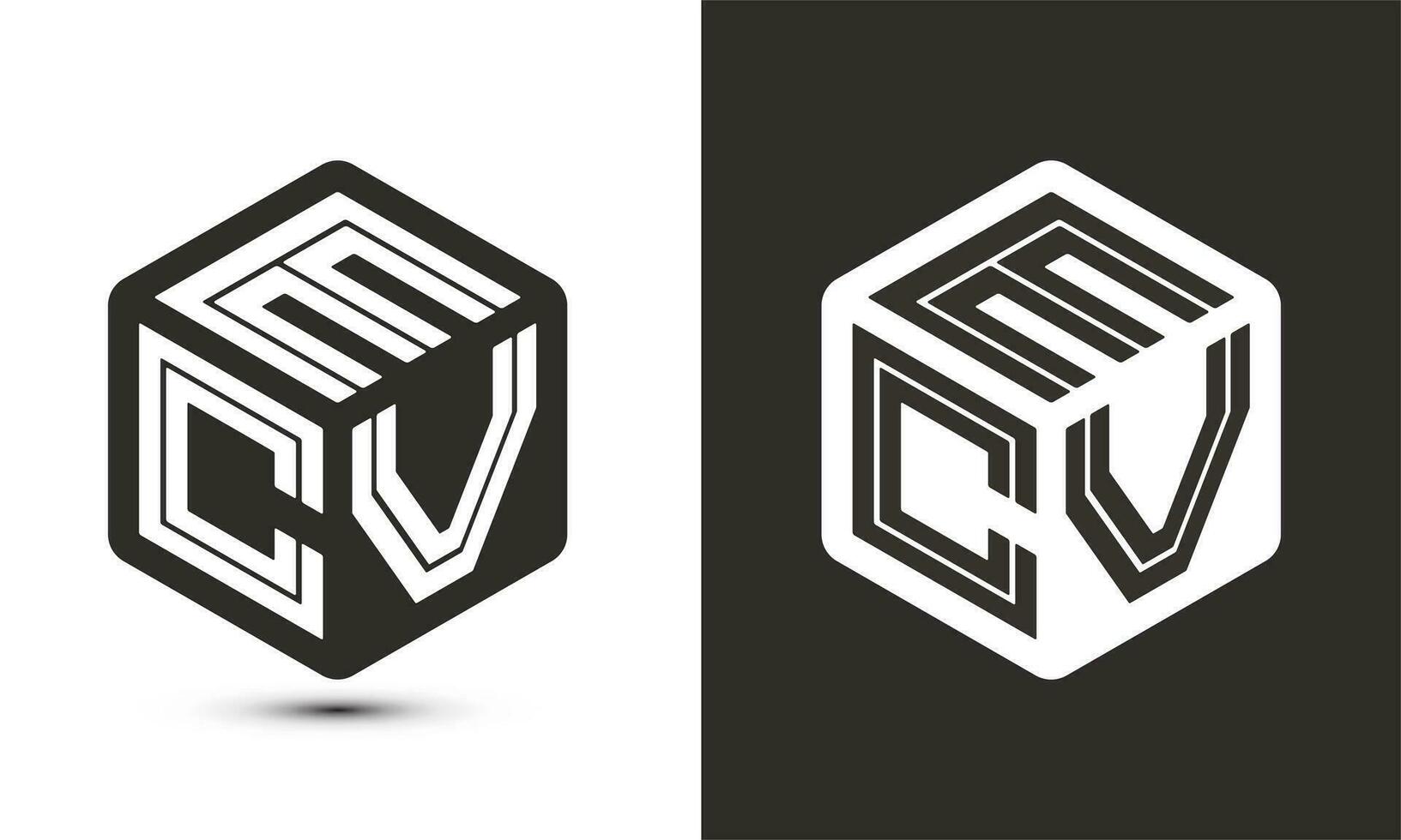 QMC letter logo design with illustrator cube logo, vector logo modern alphabet font overlap style.