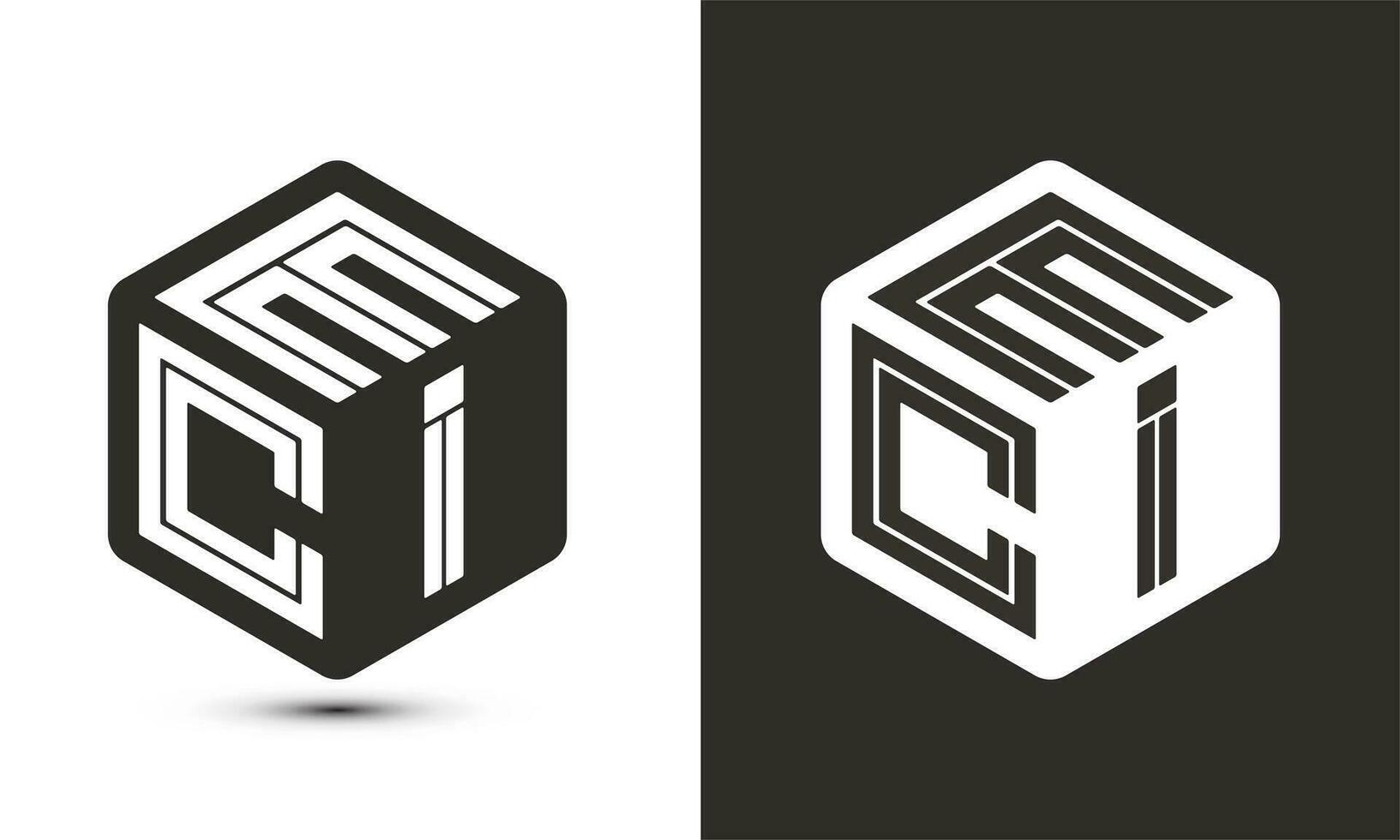QMC letter logo design with illustrator cube logo, vector logo modern alphabet font overlap style.