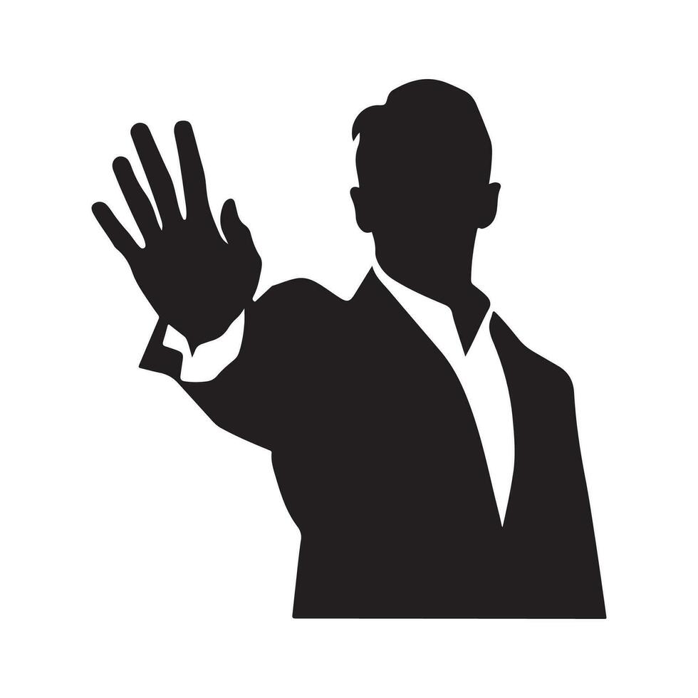 Corruption Stop Vector Image, Design, Illustration