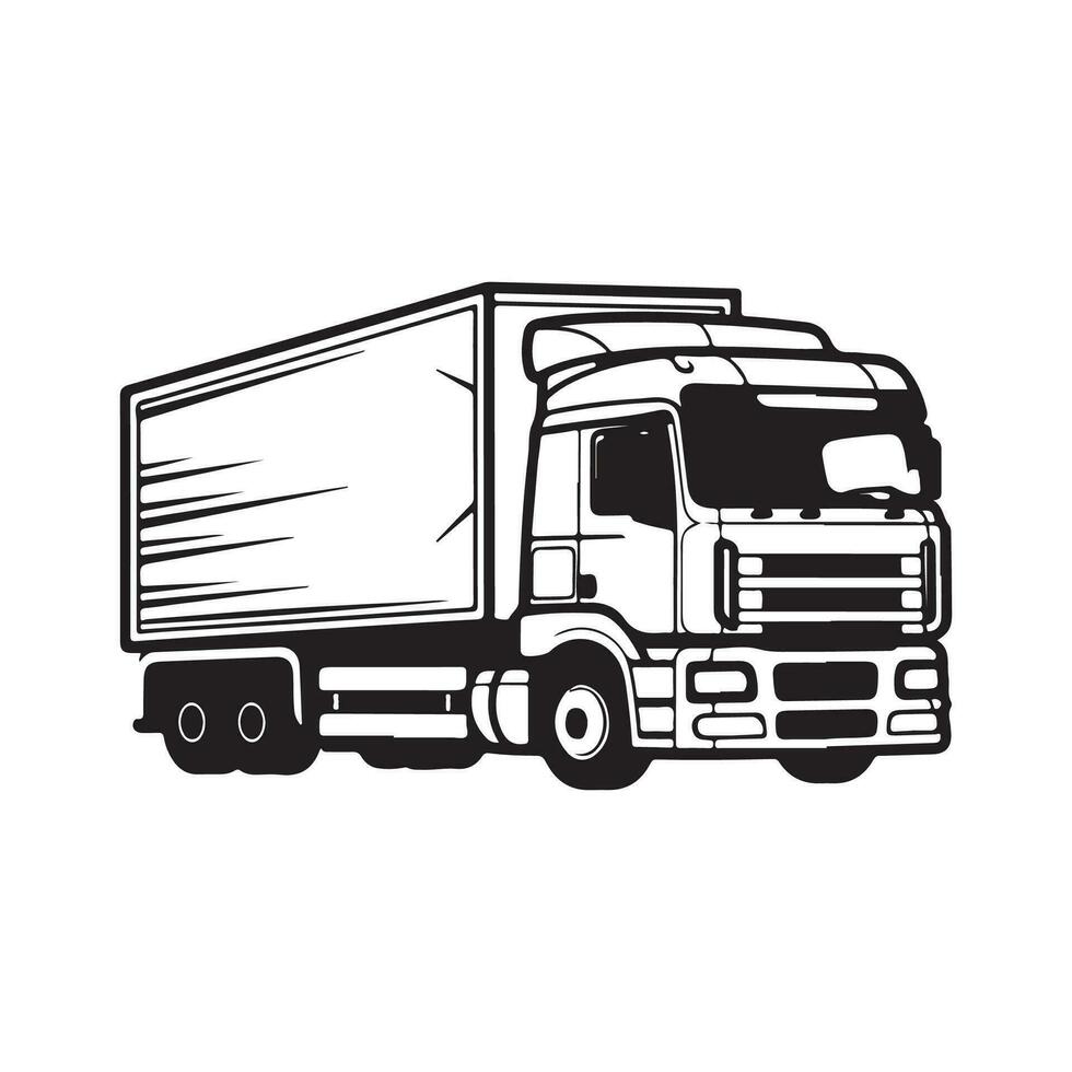 Truck vector images, Truck Logistik Vector