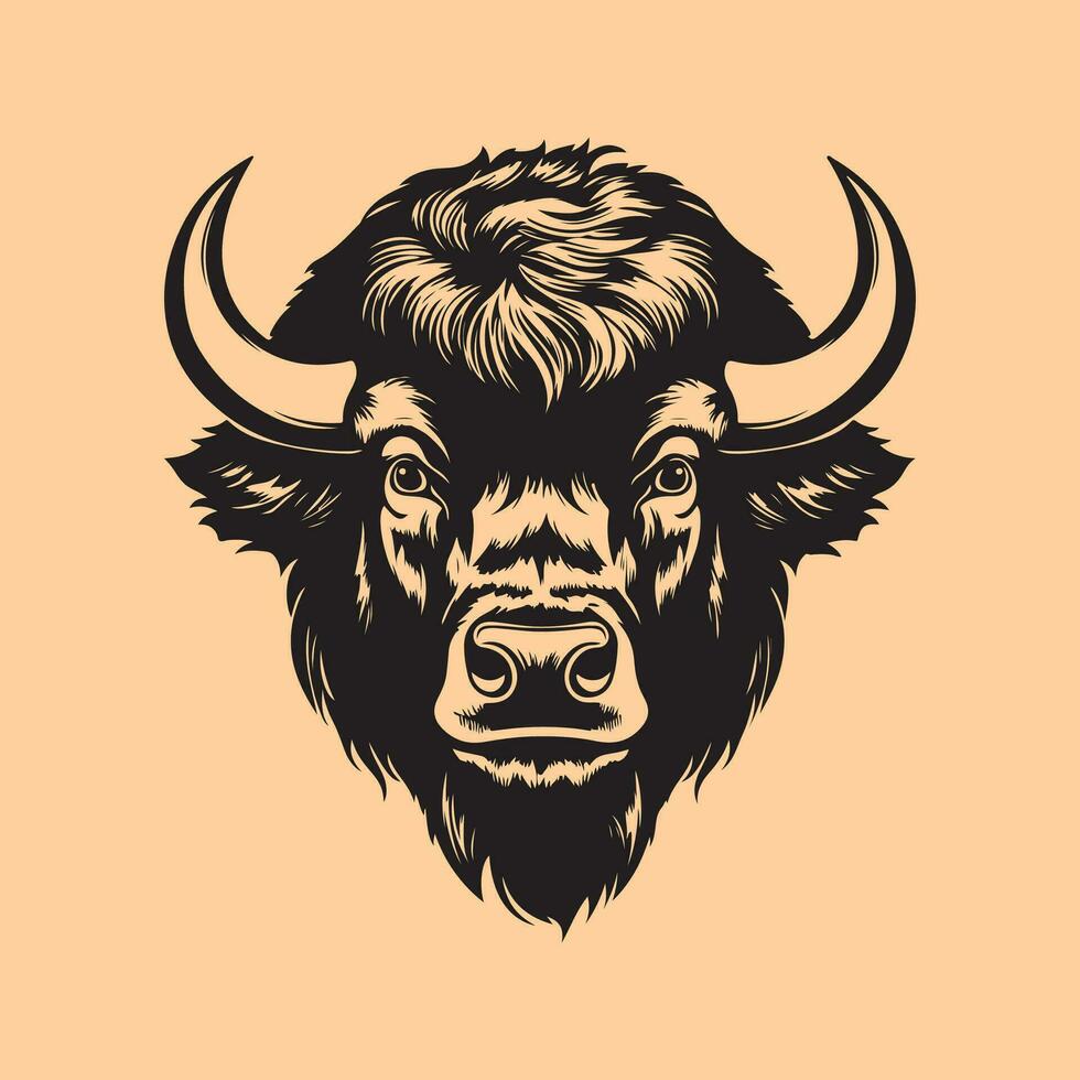 wildebeest Head Vector Art, Image and Design