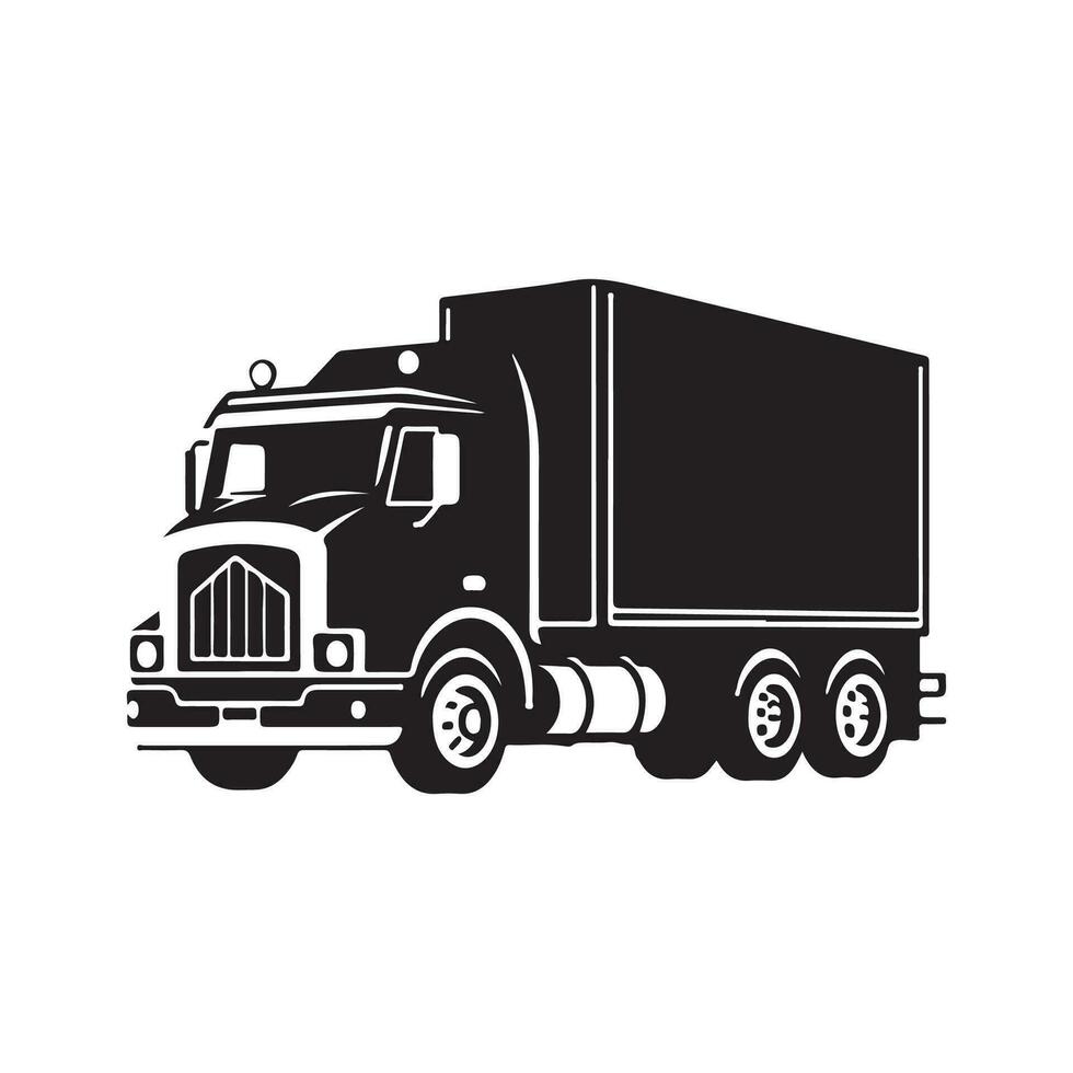 camión vector imágenes, camión logística vector