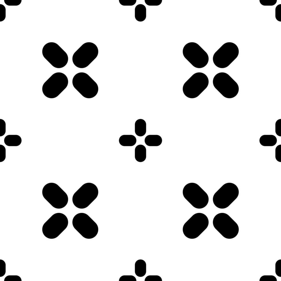 Abstract shape seamless pattern background. vector