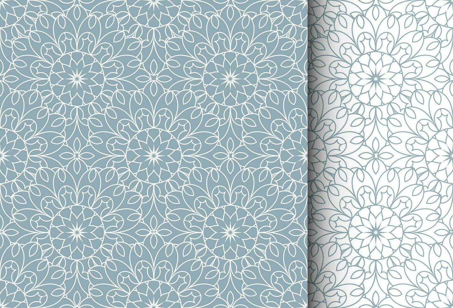 Mandala Seamless Pattern. Arabic, indian, turkish and ottoman ethnic ornamental background for fabric, wrapping, ceramic tile, web pages vector