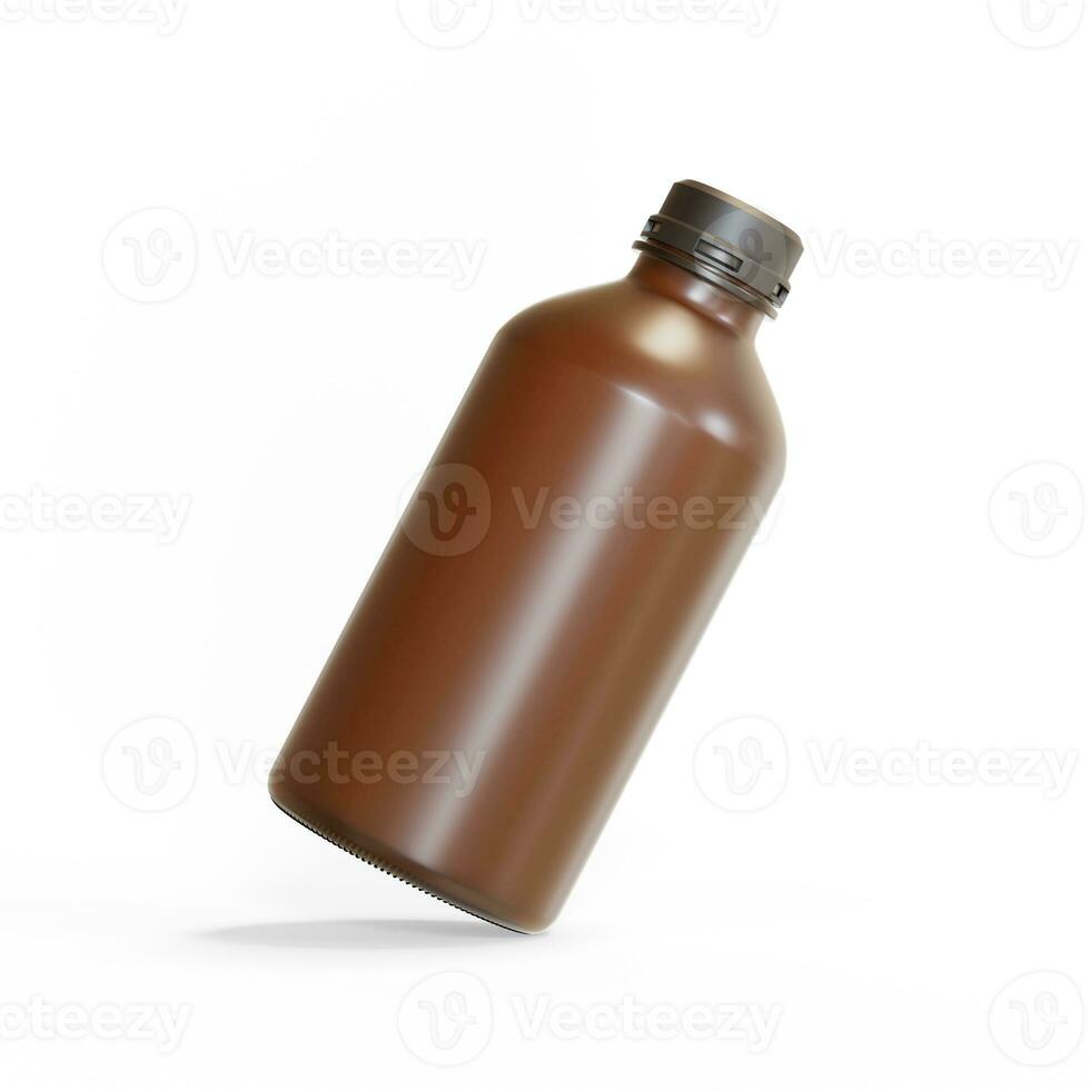 Bottles pack for medical products, vape e liquid, oil, and essence. amber glass bottles mockup. High quality illustration photo
