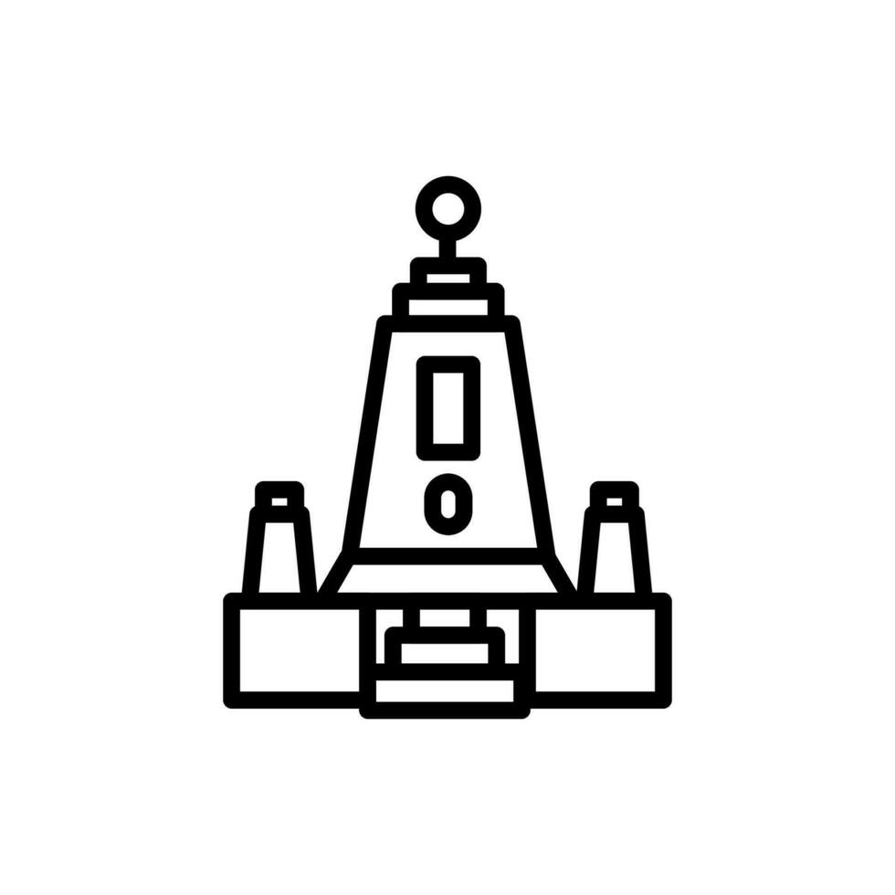 Mitad de la Mundo icon in vector. Illustration vector