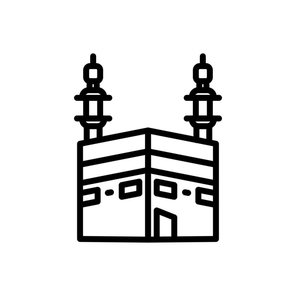 Khana Kaba icon in vector. Illustration vector