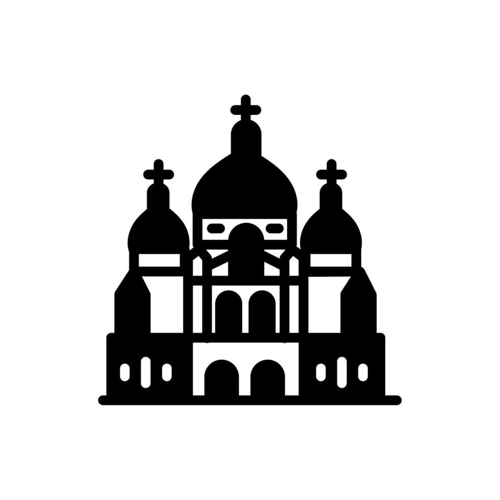 sacre coeur icono en vector. ilustración vector