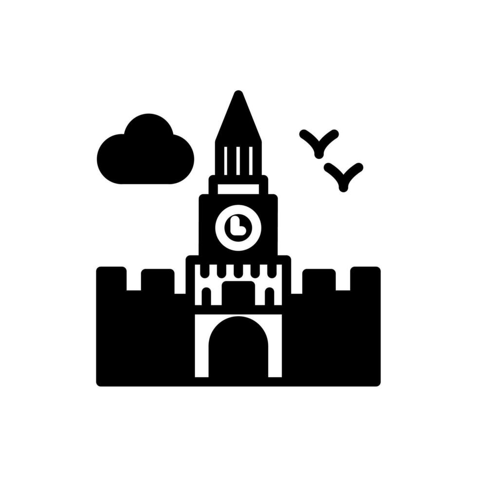 kremlin icono en vector. ilustración vector