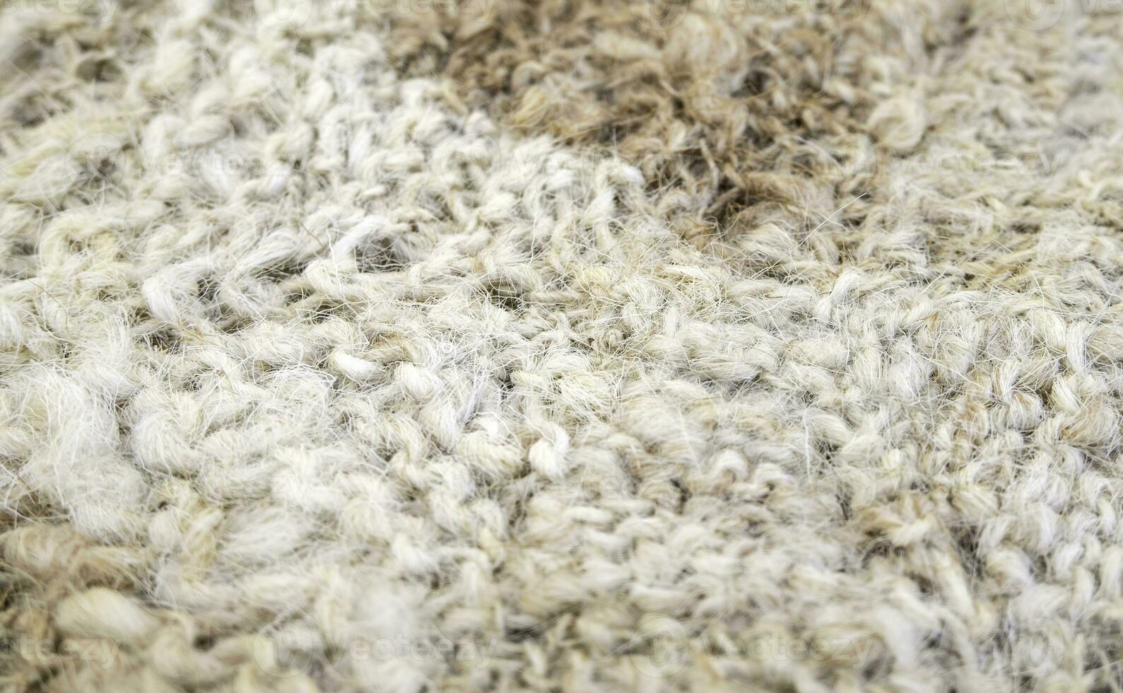 Woven sheep wool photo