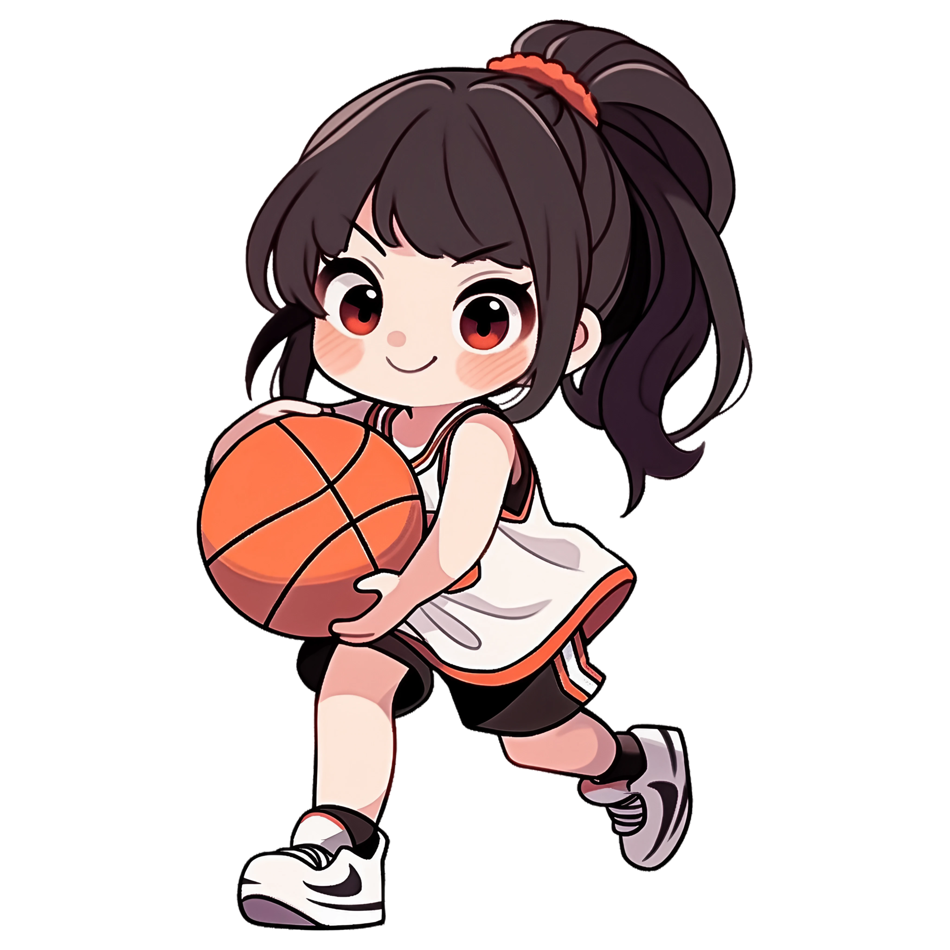 Cute Chibi Girl Basketball Player AI Generative 33494206 PNG cute-chibi-girl-basketball-player-ai-generative-33494206-png