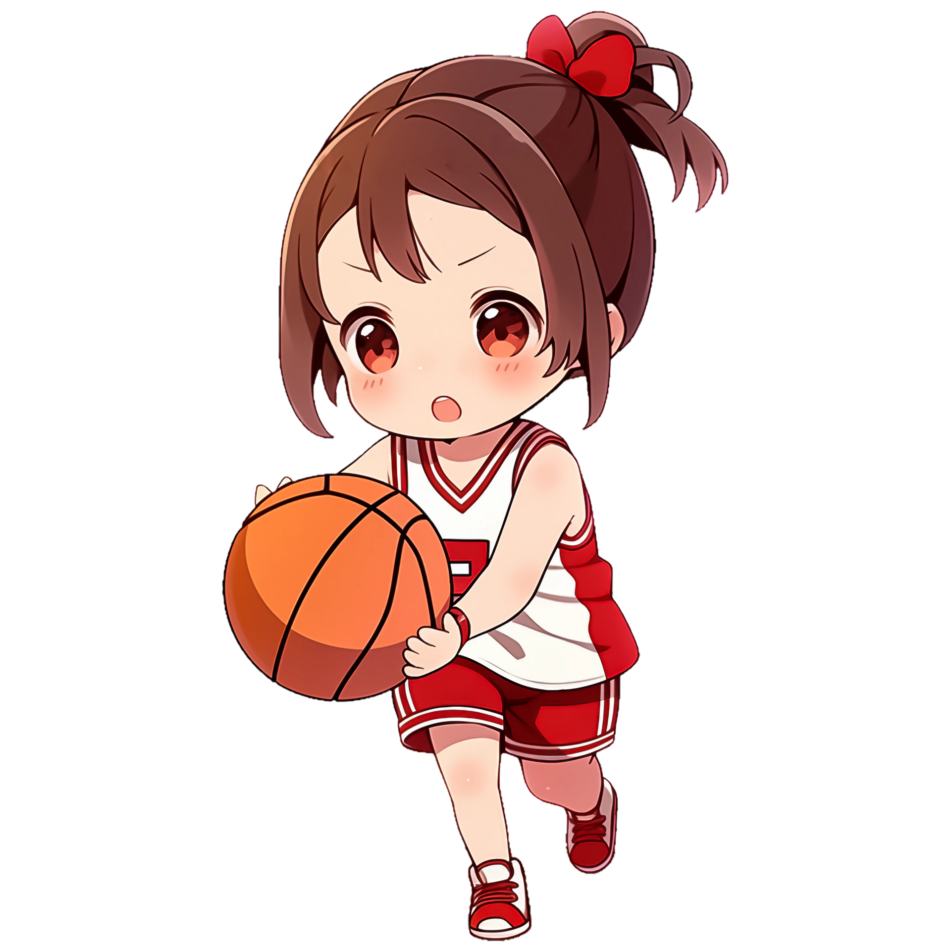 Cute Chibi Girl Basketball Player AI Generative 33494222 PNG cute-chibi-girl-basketball-player-ai-generative-33494222-png