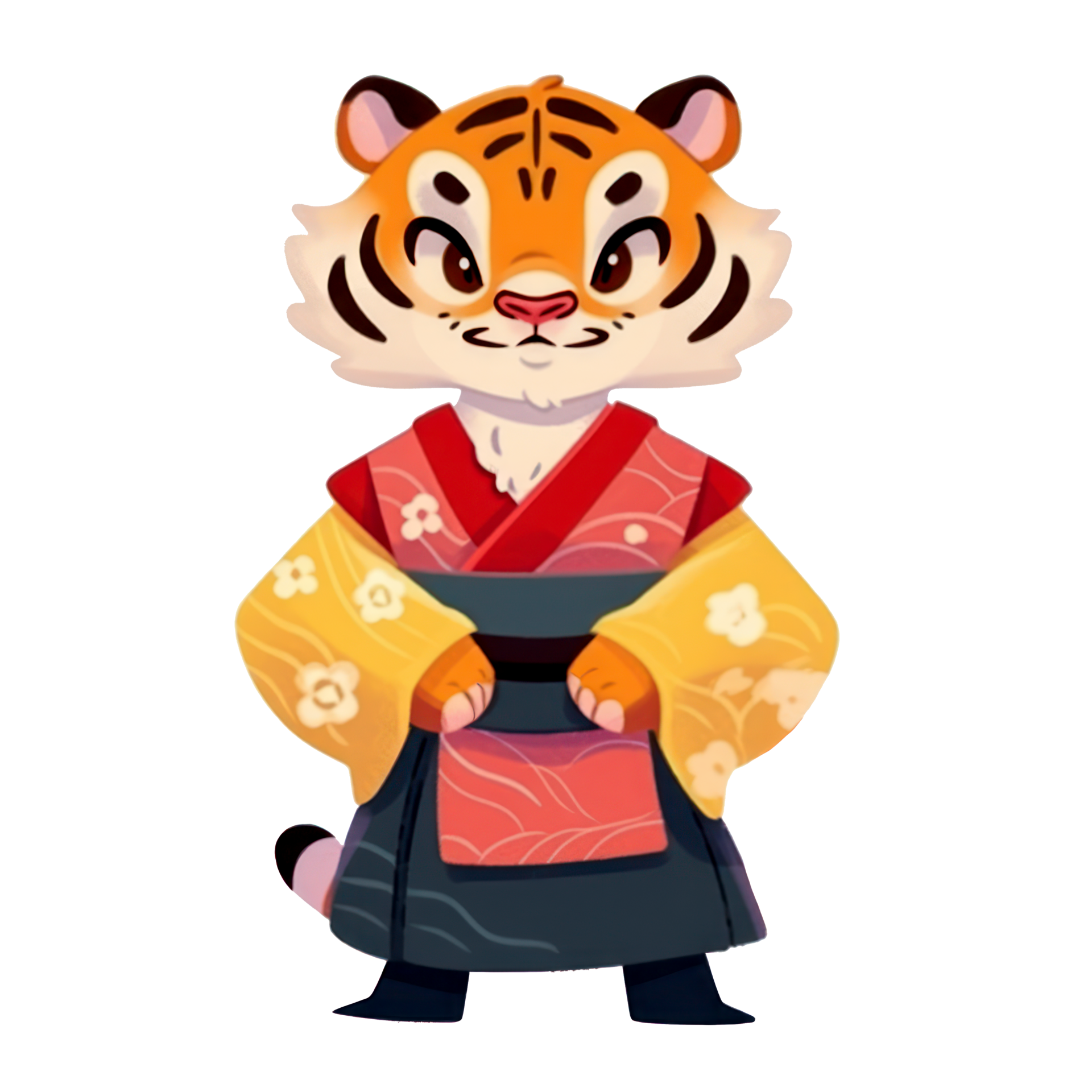 Cute Chinese Zodiac Tiger AI Generative 33494336 PNG cute-chinese-zodiac-tiger-ai-generative-33494336-png