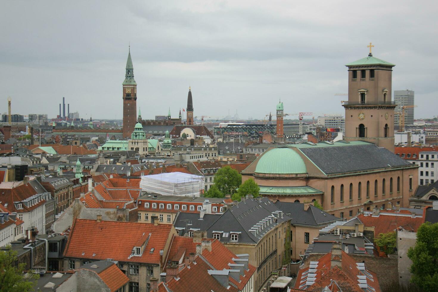 Copenhagen Denmark 18.05. 2023. Copenhagen, the capital of Denmark, is located on the offshore islands of Zealand and Amager. photo