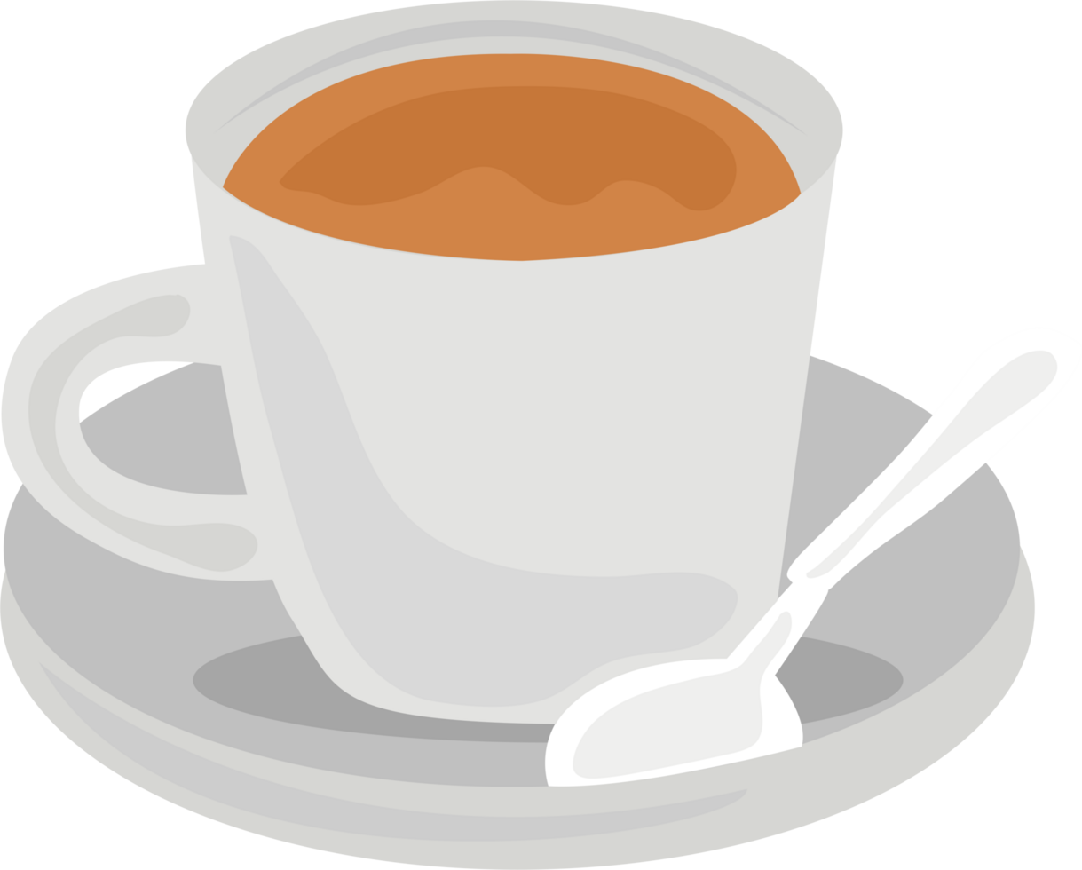 tazza di caffè con latte png