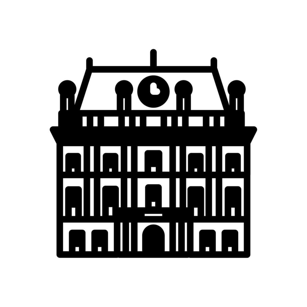 Schonbrunn palacio icono en vector. ilustración vector