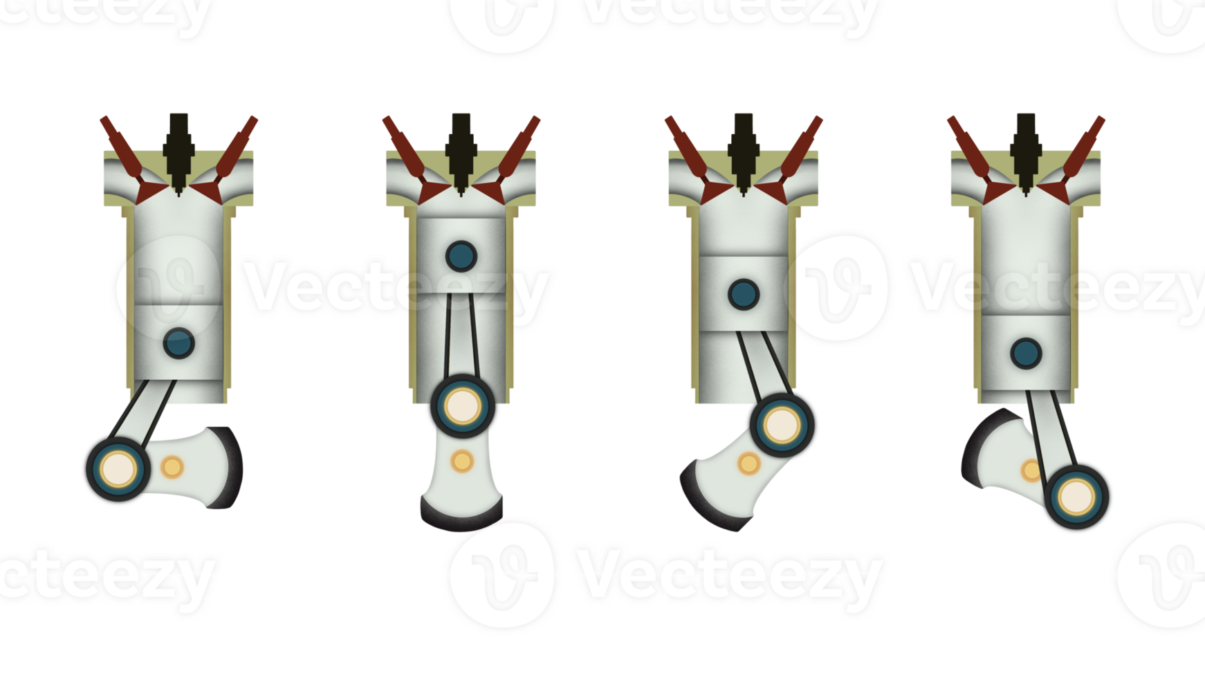 four stroke internal combustion engine, Four stroke engine, is an internal combustion engine in which the piston completes four separate strokes while turning the crankshaft png