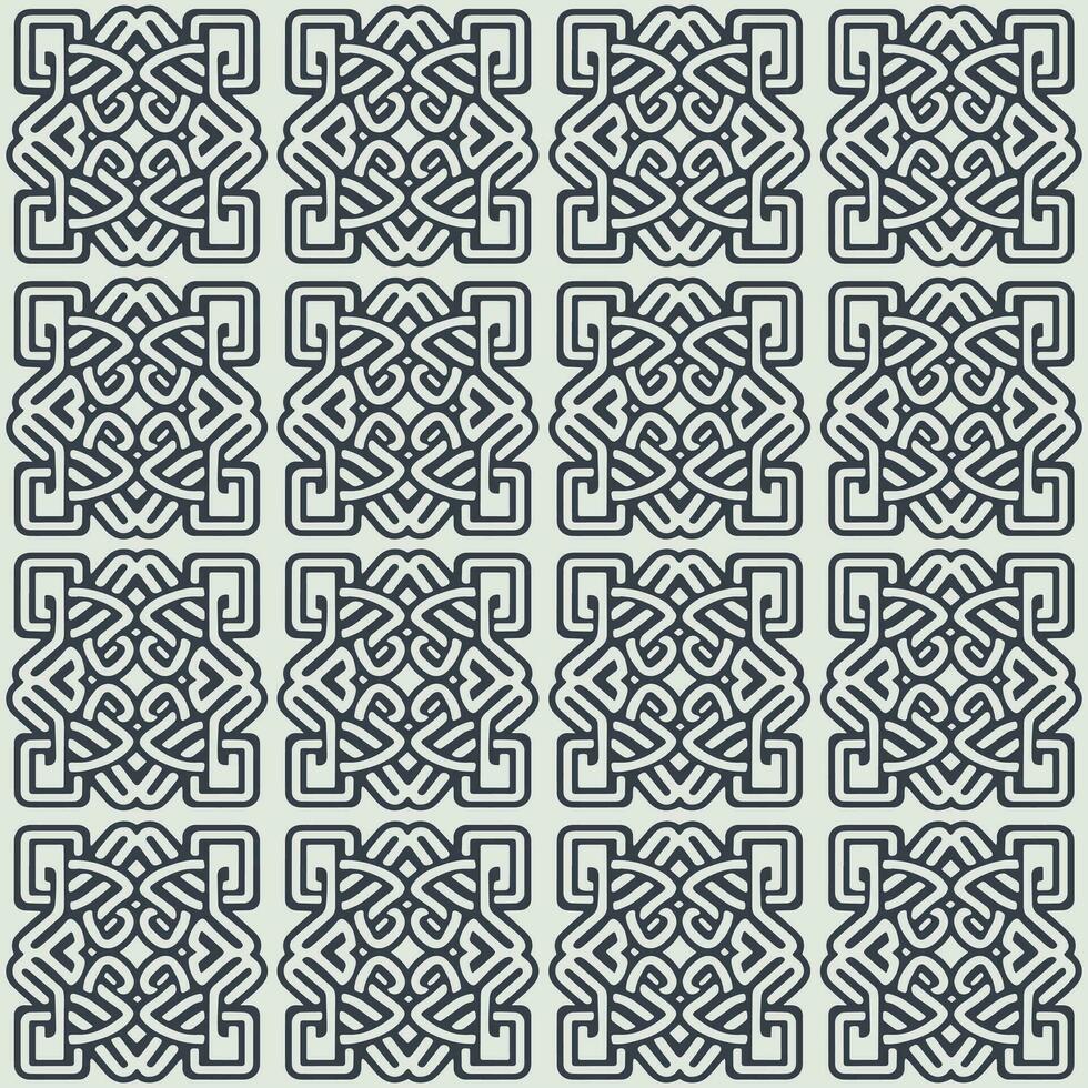 Celtic seamless pattern. Abstract vintage geometric wallpaper. Vector illustration.