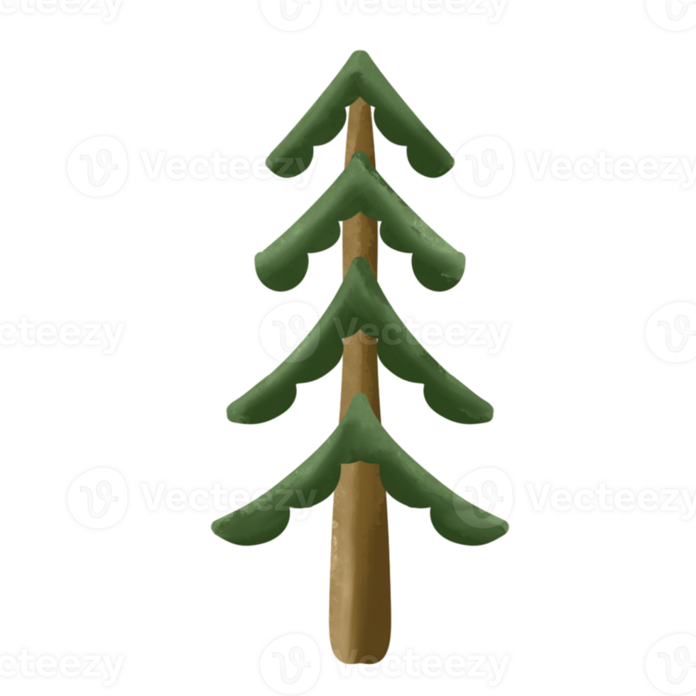 Cut out pine tree png