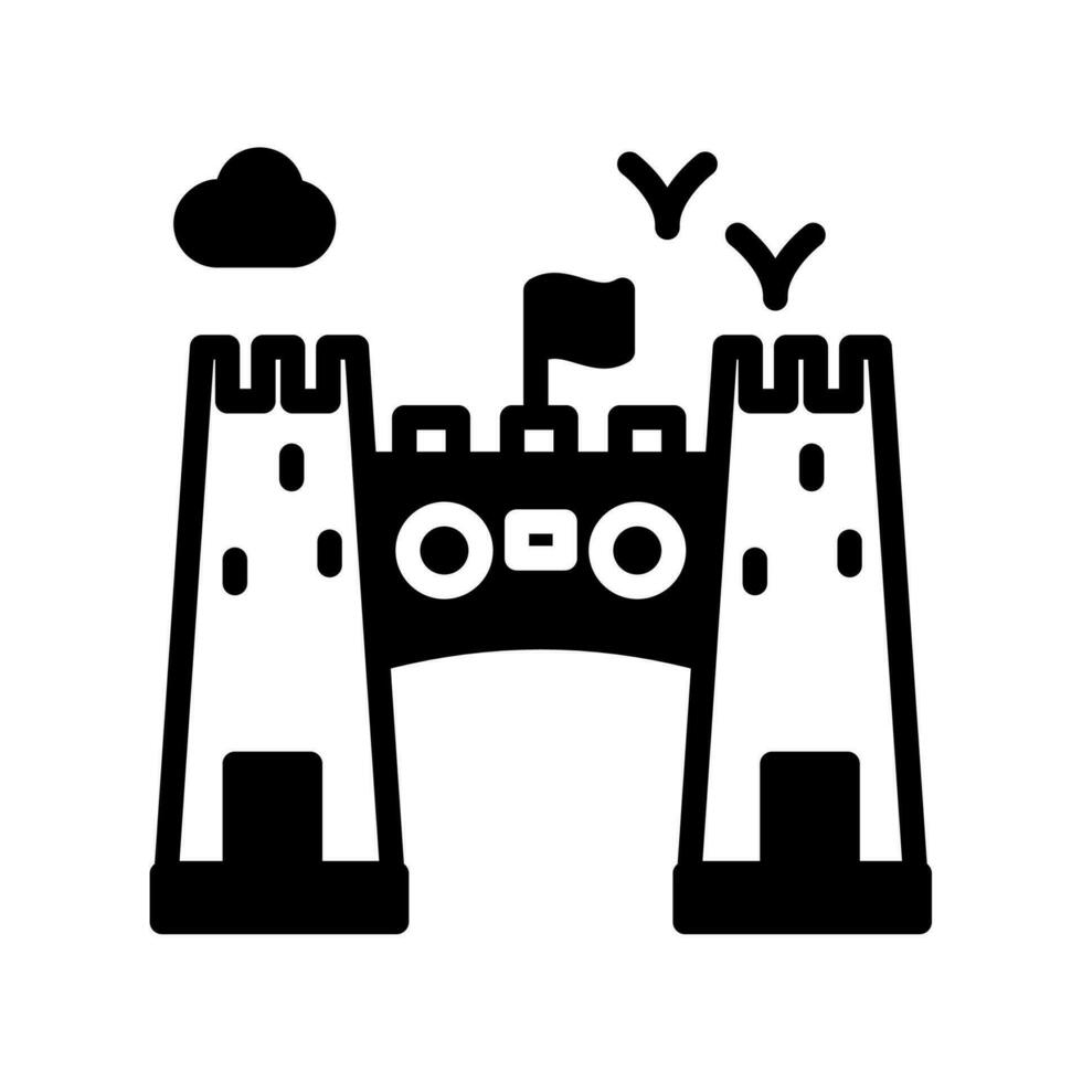 khyber pasar icono en vector. ilustración vector