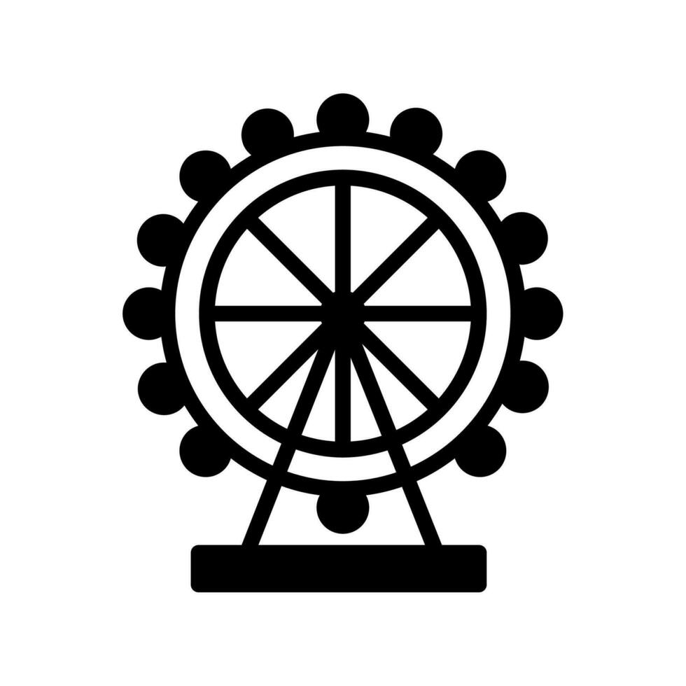 London Eye icon in vector. Illustration vector