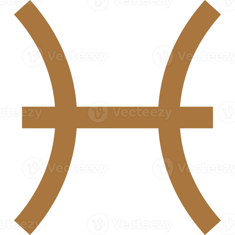 vissen astrologisch teken gemakkelijk illustratie PNG transparant achtergrond