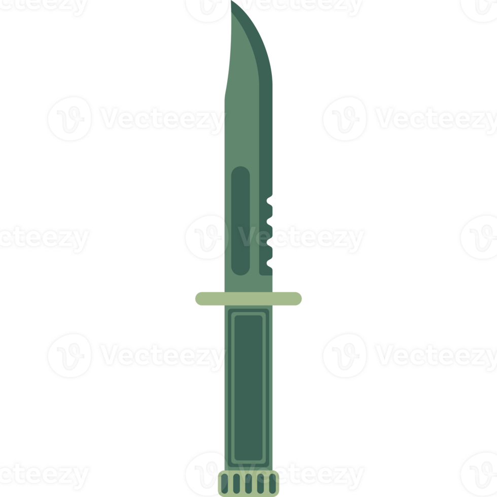 Army Dagger Illustration PNG transparent background